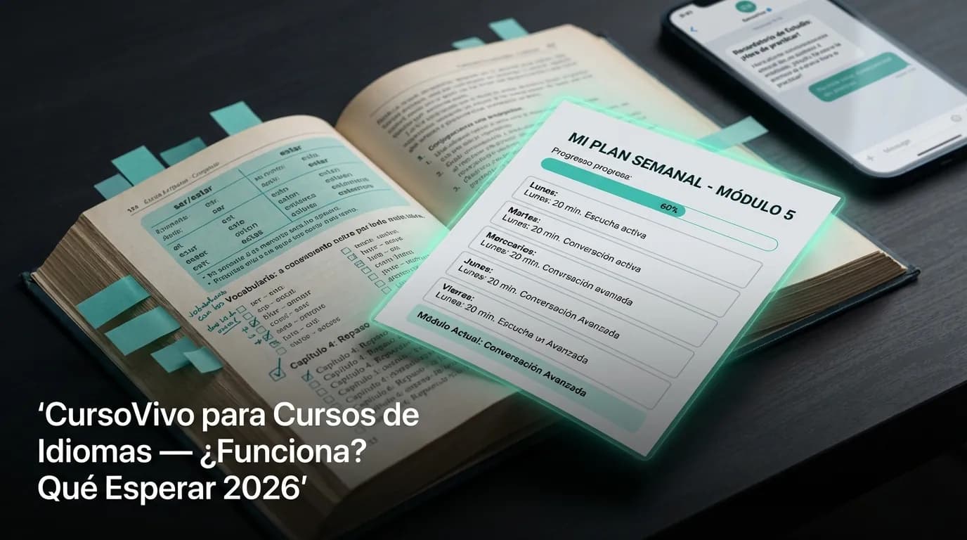 CursoVivo para Cursos de Idiomas — ¿Funciona? Qué Esperar 2026