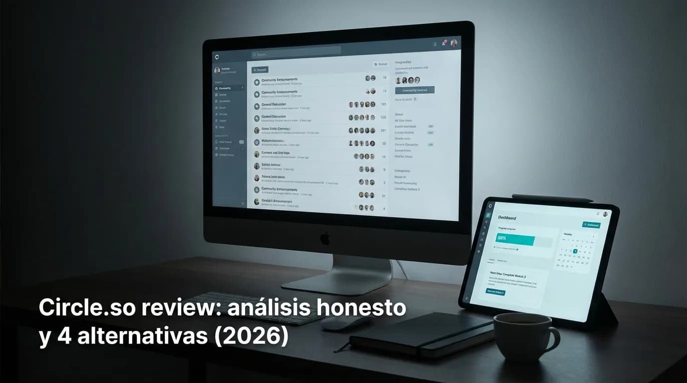 Circle.so review: análisis honesto y 4 alternativas (2026)