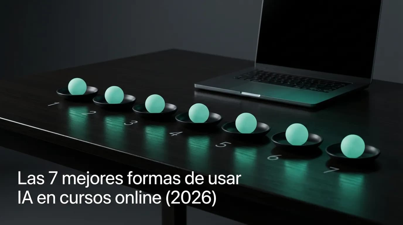 Las 7 mejores formas de usar IA en cursos online (2026)