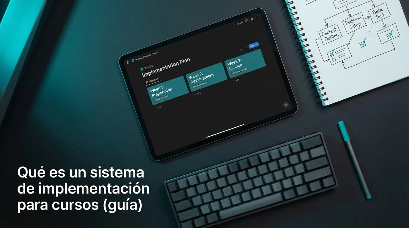 Qué es un sistema de implementación para cursos (guía)