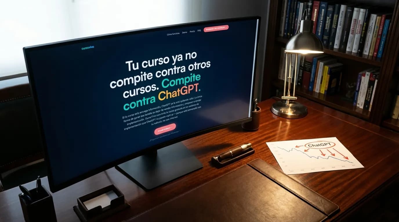 7 formas de actuar cuando ChatGPT roba ventas de cursos — vista previa