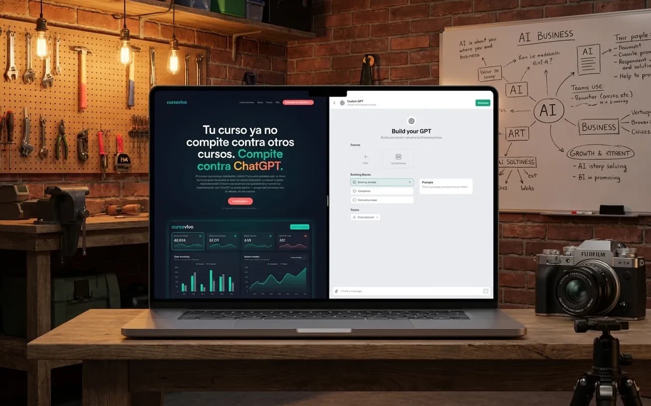 Custom GPT para cursos: review honesta y 4 alternativas — vista previa